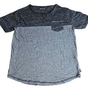 Dvision Two Tone Pocket Tee, Casual, Grey/Black,‎ Men's Size Large
